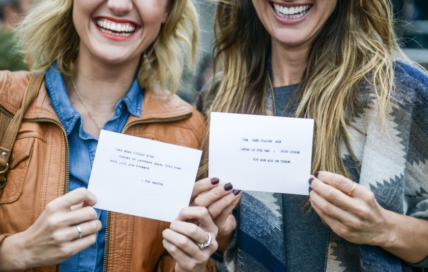 "EVEN WHEN FILLED WITH CRACKS OF PAVEMENT GAPS, THIS ROAD WILL PULL YOU FORWARD." -for Hayley "THE BEST PLACES ARE NEVER ON THE MAP: FIND WHERE YOU ARE AND BE THERE."